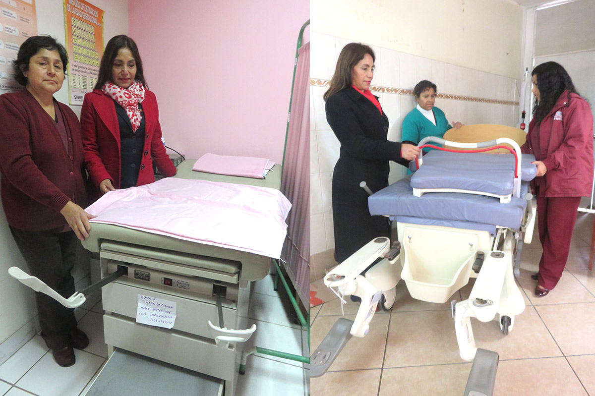 Donación de camas y mesas hospitalarias de examen, a los Establecimientos de Salud