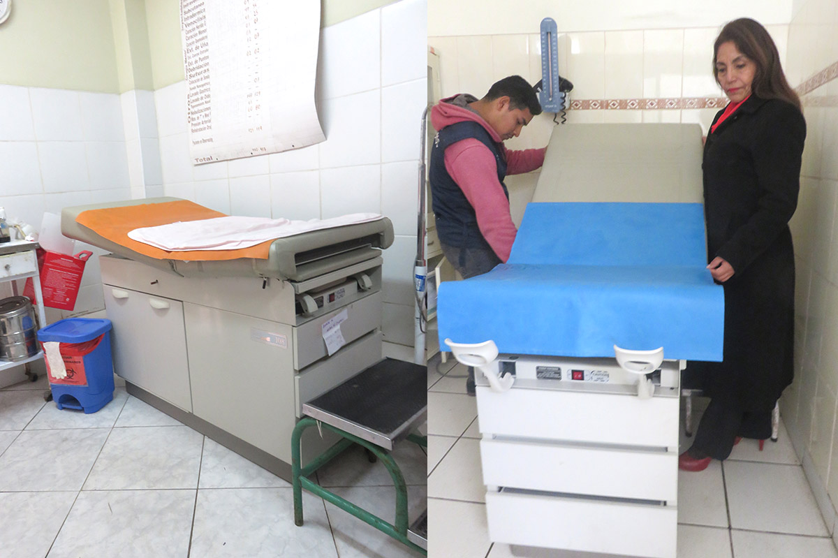 Donación de camas y mesas hospitalarias de examen, a los Establecimientos de Salud